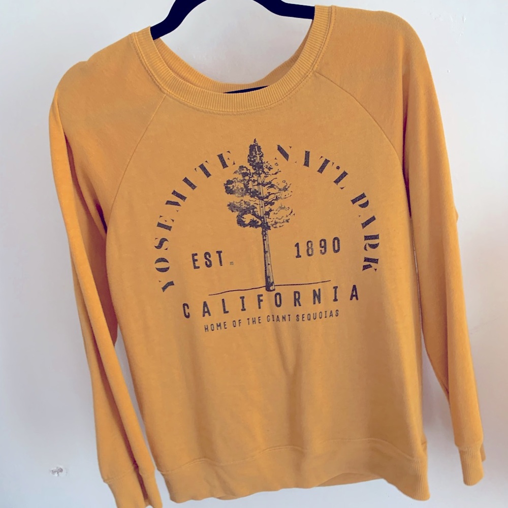 WOMENS YOSEMITE NATIONAL PARK CREWNECK SWEATSHIRT